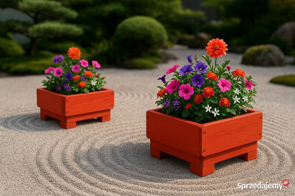donica ogrodowa doniczka donice drewniane meble Rudnik nad Sanem