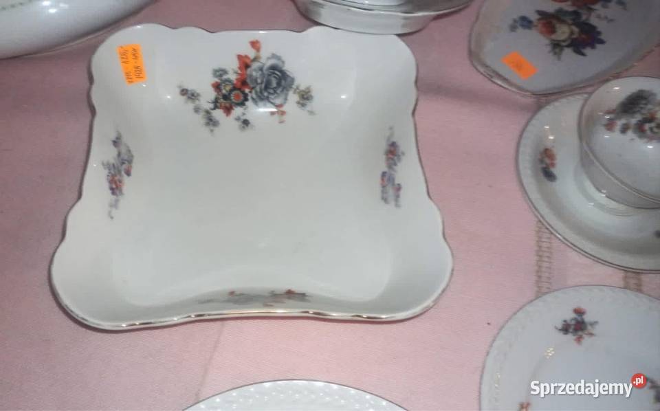 Salaterka KPM Miska Syg z lat 192545 r Złoto Porcelana i szkło Gdańsk