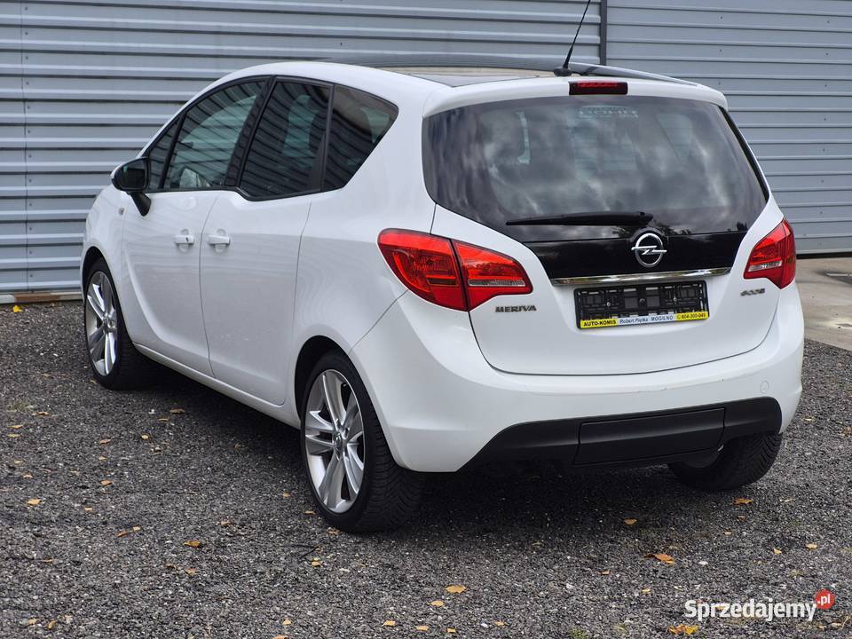 Opel Meriva 14benz 120 Bagażnikiem rowerowym serwisowany w ASO Mogilno