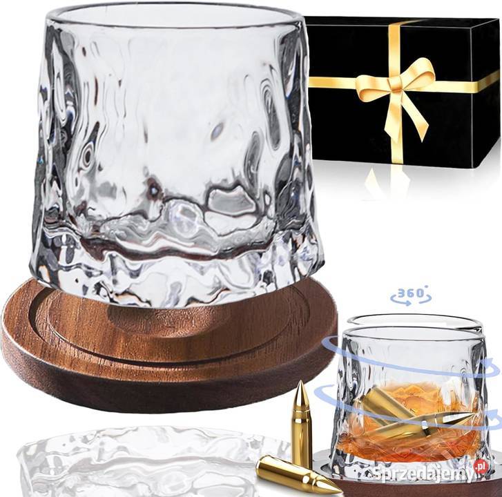 Obrotowe szklanki do whiskey 200 ml dolna mazowieckie Warszawa