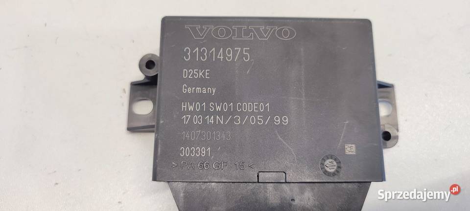 VOLVO V60 MODUŁ PARKOWANIA PDC 31314975 Komputery dolnośląskie