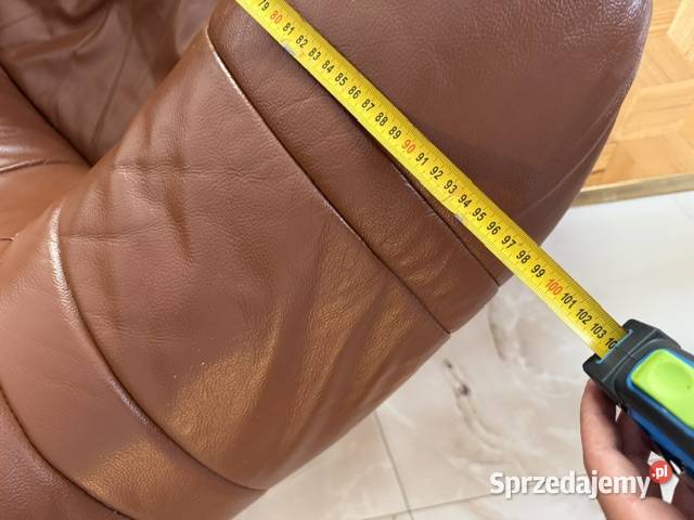 Sprzedam zestaw wypoczynkowy skórzany Komplety wypoczynkowe Ostrołęka