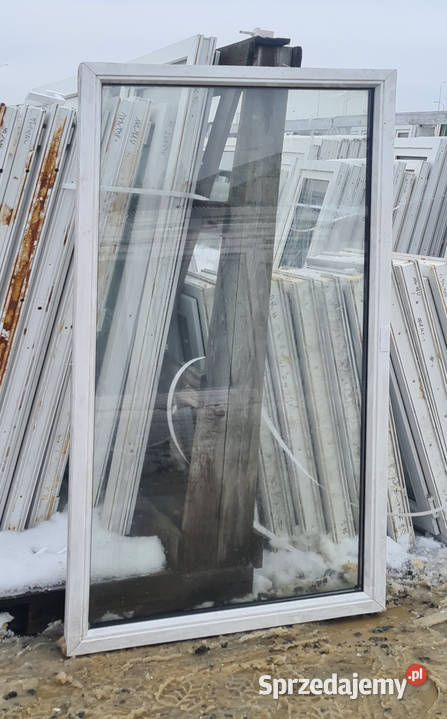 OKNA KacprzaK Witryna 86x162 FIX Używany PCV Siedlce