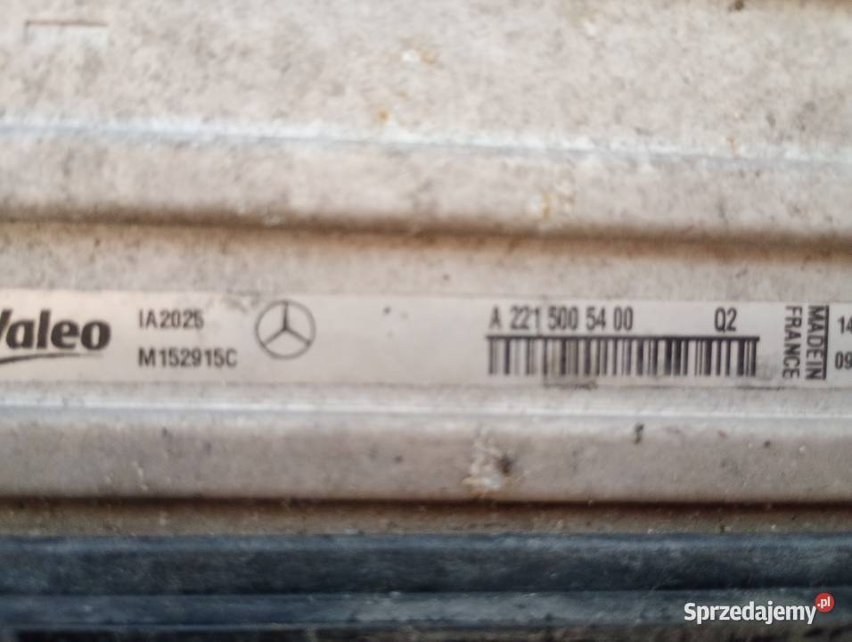 Mercedes w221 sklasa s350d chłodnica Poznań