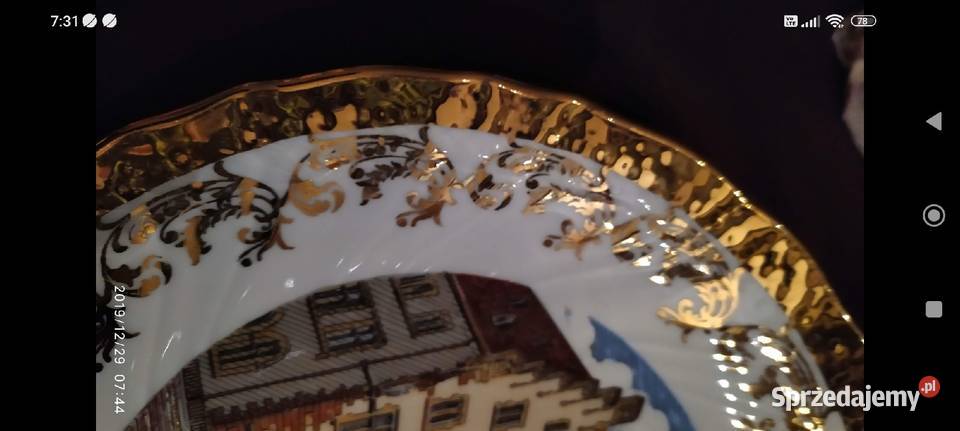 Patera kolekcjonerska porcelana Kleiber Porcelana i szkło Wrocław
