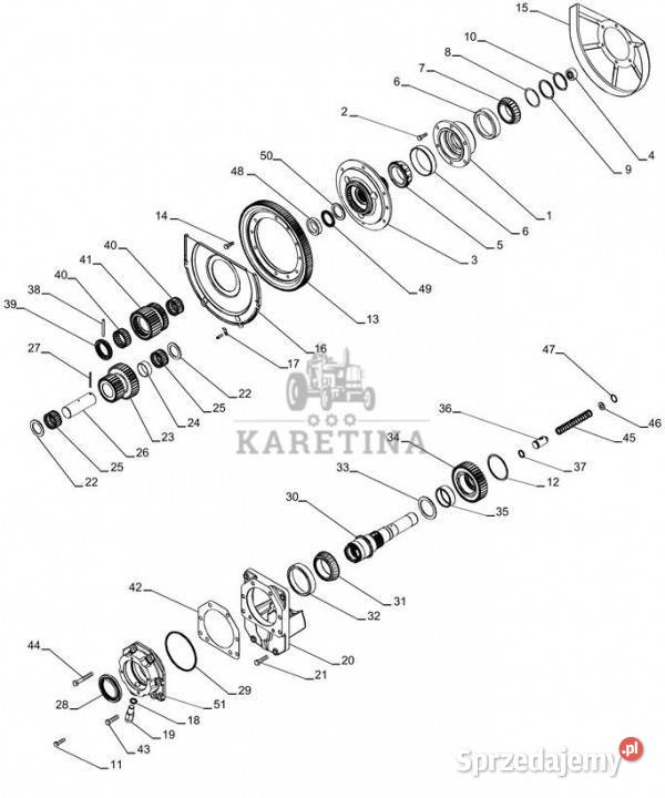 Holland T6090 T6070 Hub assy 277389A2 Jastrzębniki