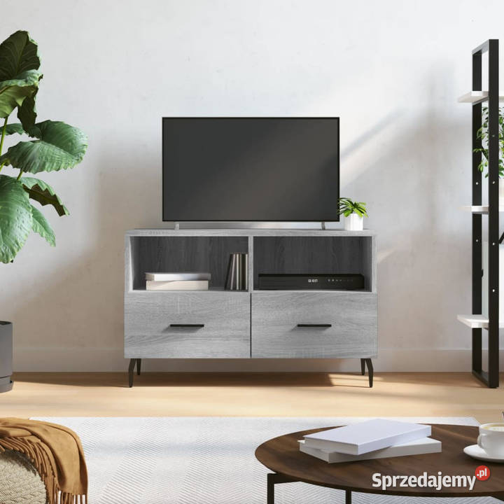 Szafka pod telewizor szary dąb sonoma 80x36x50 Warszawa