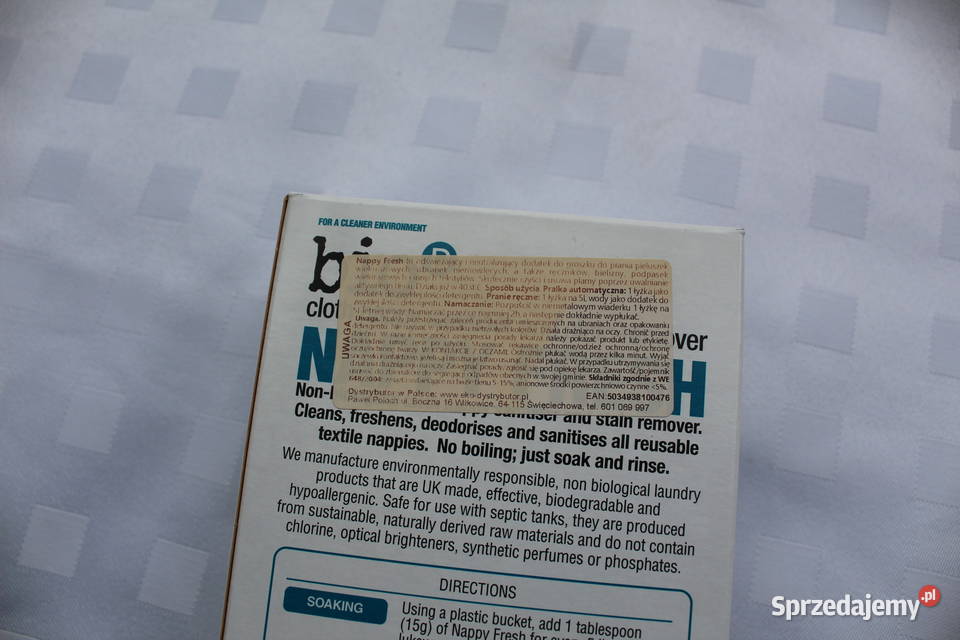 Nappy Fresh dodatek do proszku BioD 500g Bielsko-Biała