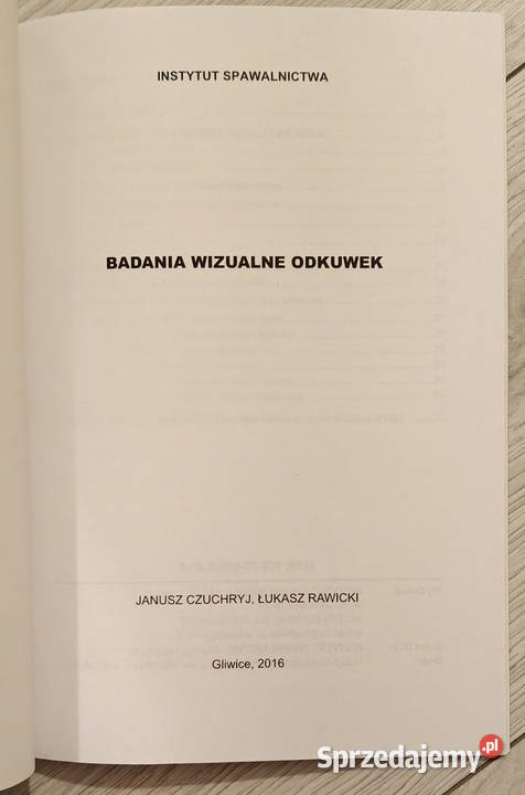 Badania wizualne odkuwek miękka Gorlice