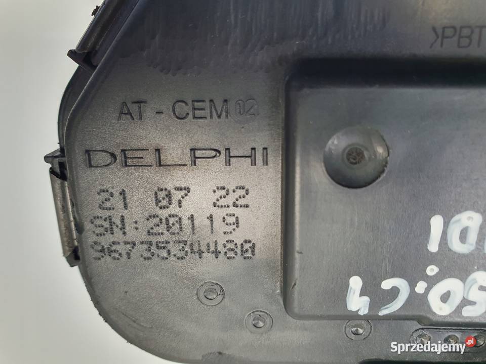 PRZEPUSTNICA Citroen C4 II 16 HDI 9673534480 Chełm