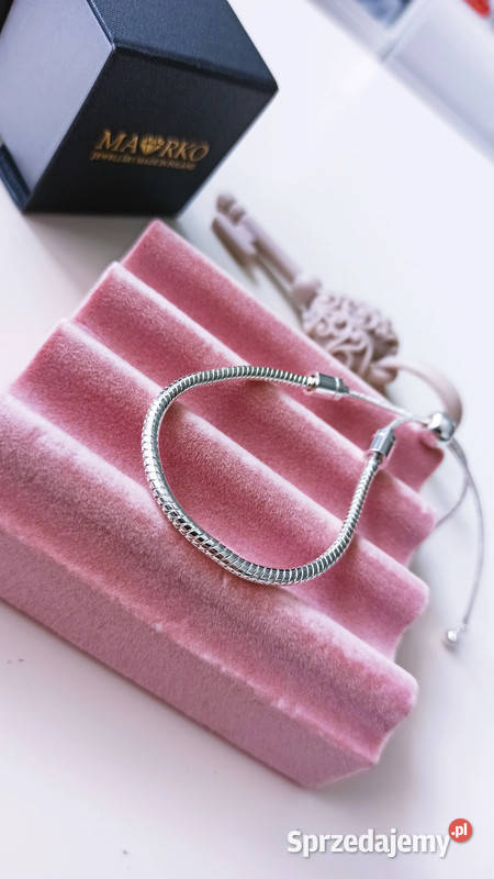 Bransoletka SREBRNA modułowa regulowana na Warszawa