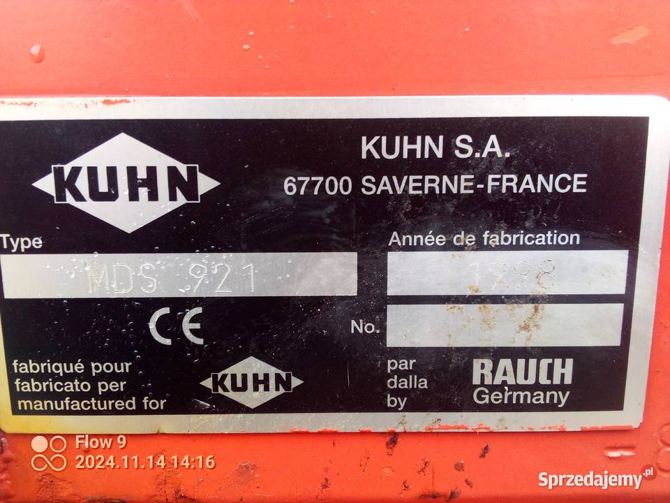 Rozsiewacz Kuhn MDS 921 MultiDiscSystem Żółkiewka-Osada