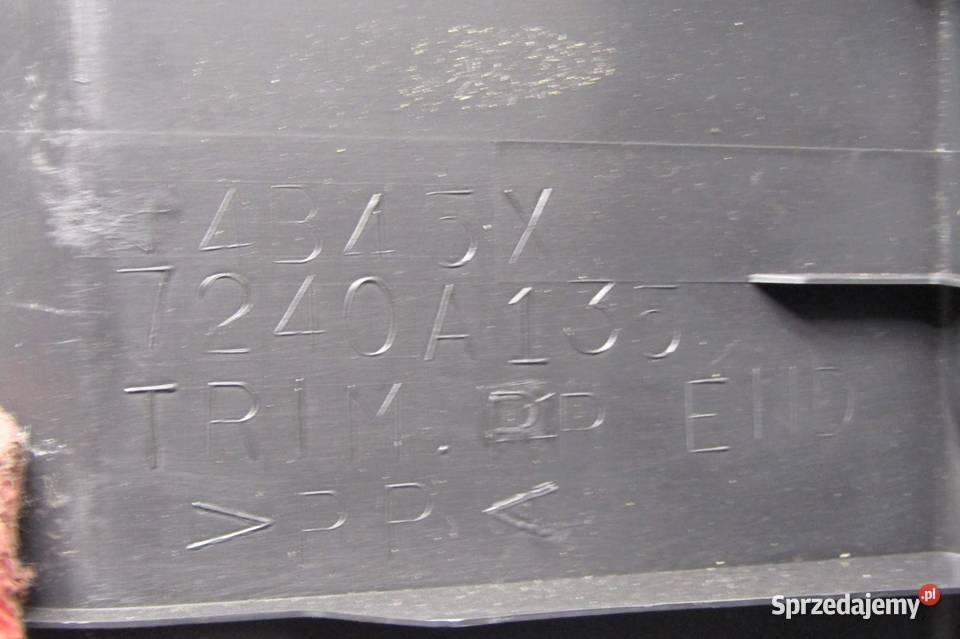 OSŁONA NAKŁADKA PROGU BAGAŻNIKA TYŁ MITSUBISHI lubelskie