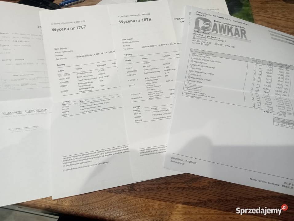 hyundai i 30 Rok produkcji 2009 łódzkie Dzigorzew