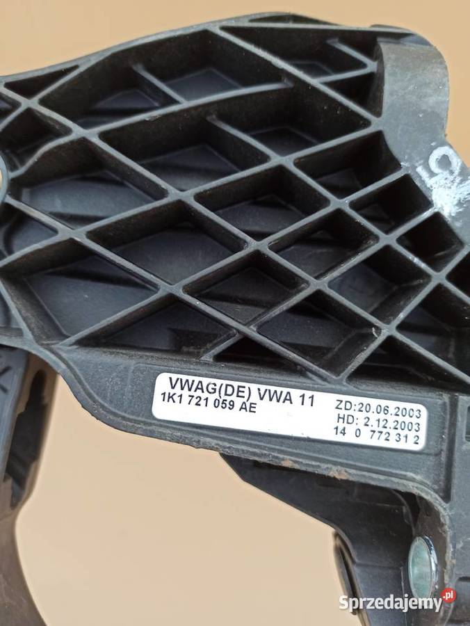 VW AUDI SEAT PEDAŁ SPRZĘGŁA DŹWIGNIA 1K1721059AE lubuskie Trzciel sprzedam