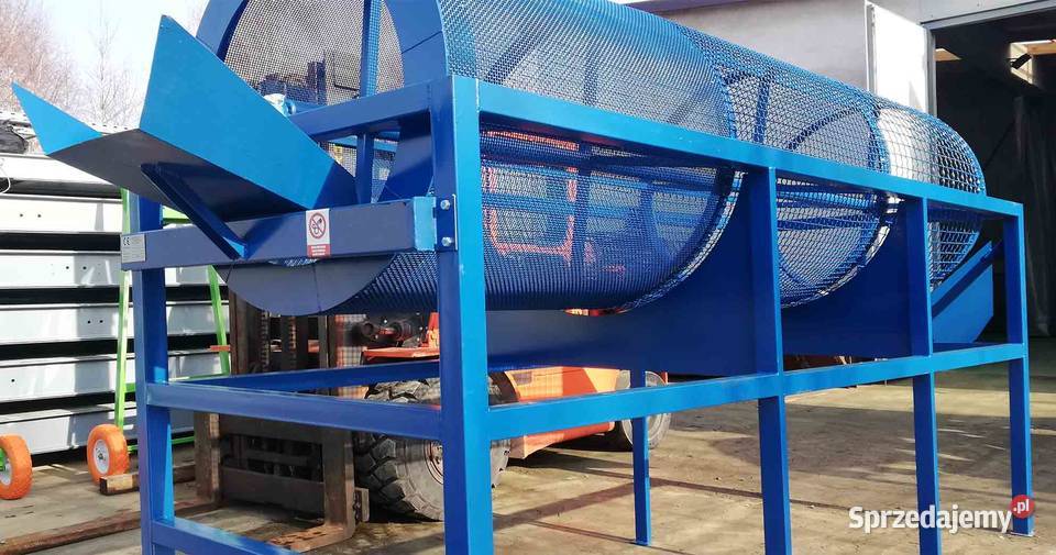 PRZESIEWACZ BĘBNOWY 900mm do Ziemi Granulatu Złotów