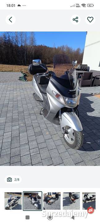 Suzuki Burgman an250 bagażnik małopolskie