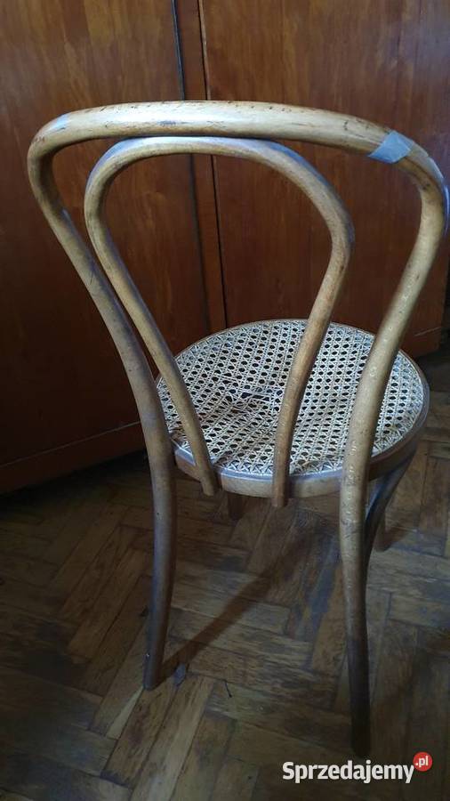 Krzesła gięte 4 sztuki stare vintage Antyki Warszawa sprzedam