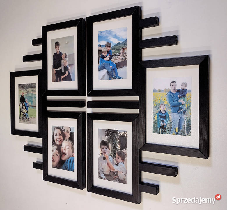 Drewniana Multirama Ramka na 6 zdjęć 15X21 Bytom sprzedam