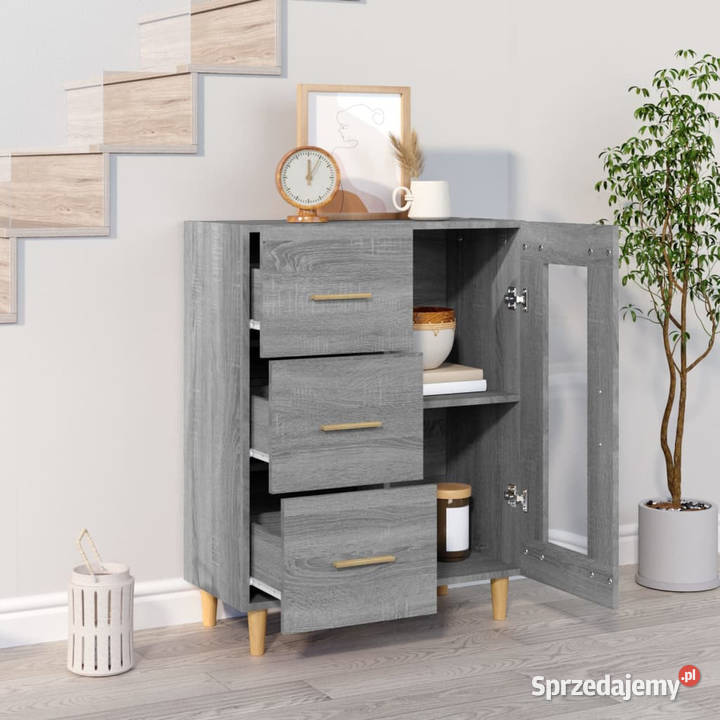 Szafka szary dąb sonoma 695x34x90 materiał Warszawa