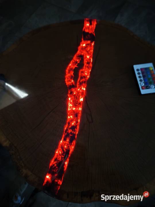 Stolik kawowy river epoxy Brodnica