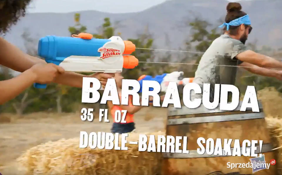 Pistolet na Wodę Nerf Super Soaker Barracuda Mogilany