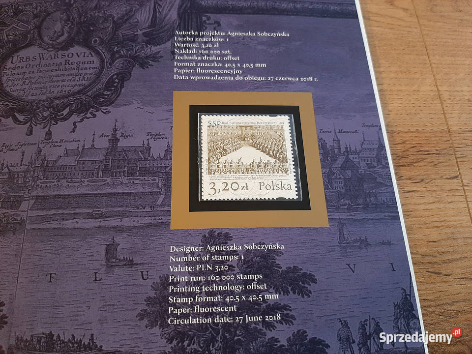 Folder 550 lecie Parlamentaryzmu Rzeczpospolitej mazowieckie Warszawa sprzedam