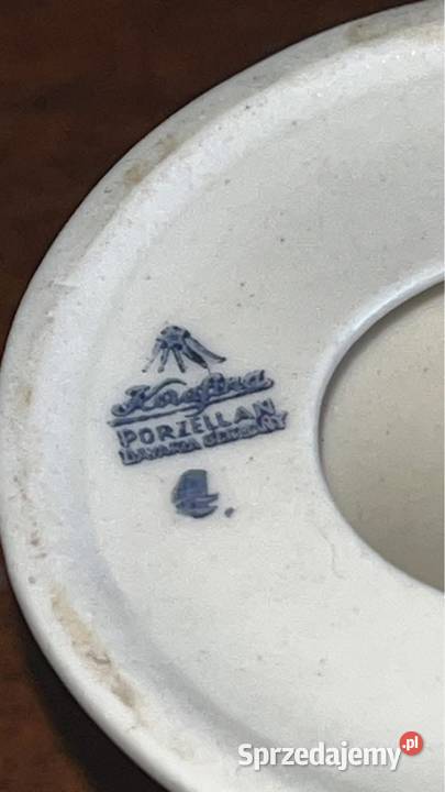 Świecznik na jedną świecę Kerafina Bavaria Ecru Gdańsk