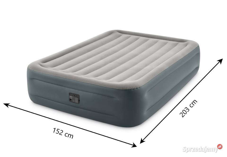 INTEX 64126 Materac Dmuchany dwuosobowy z pompką