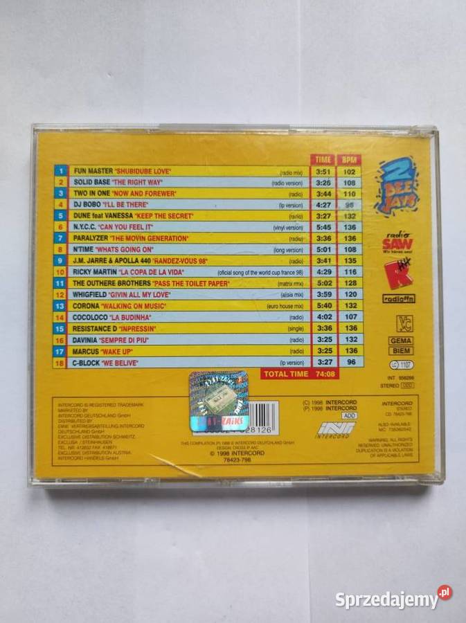 neu bei dee jays limited edition 1998 Kielce sprzedam