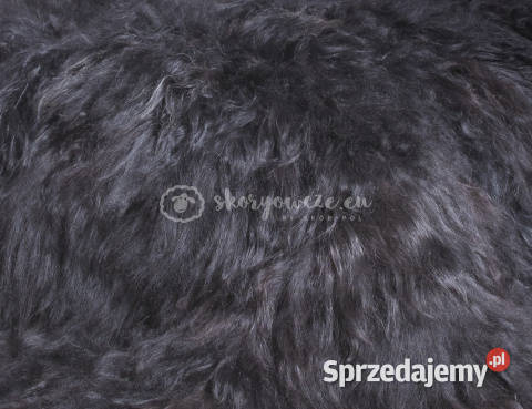 Narzuta ze skóry owczej islandzkiej czarna Rozmiar 180x200 małopolskie Szaflary