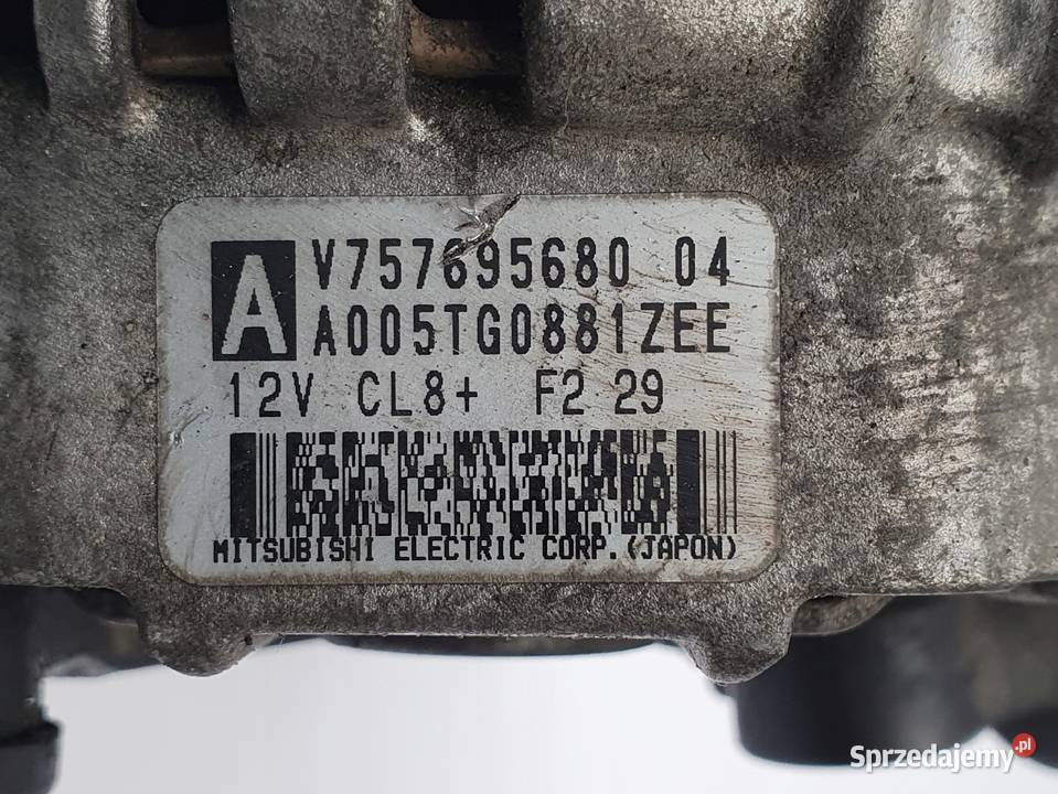 ALTERNATOR PEUGEOT 207 14 VTI V757695680 osobowe
