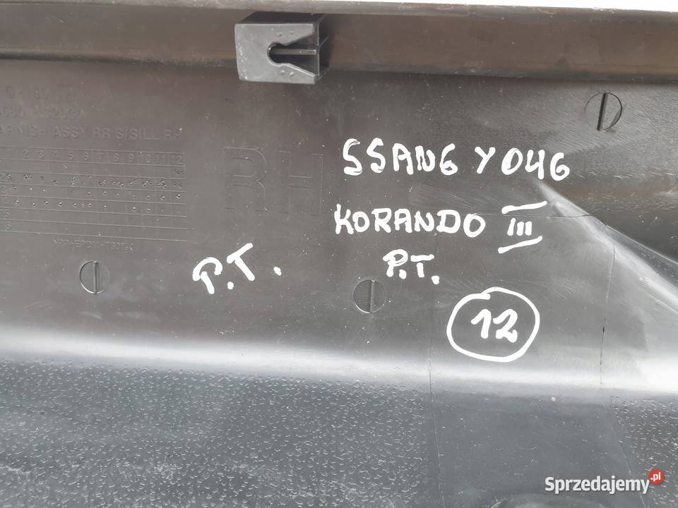 SsangYong Korando III sports LISTWA PROGOWA Motoryzacja Janów sprzedam