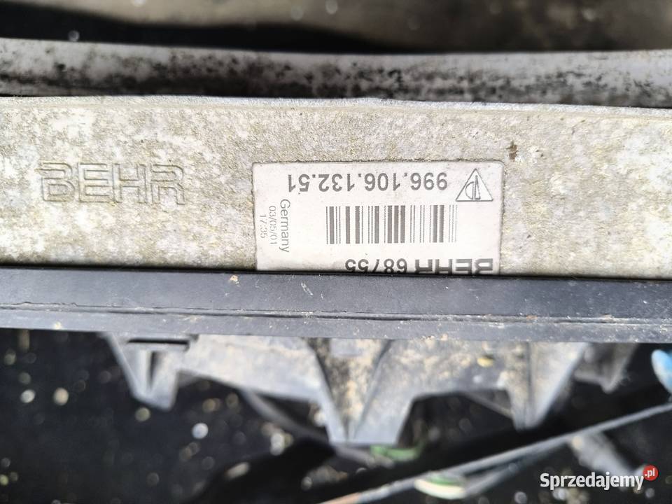 Chłodnice wentylator mocowanie 996 Porsche 911 świętokrzyskie Kakonin