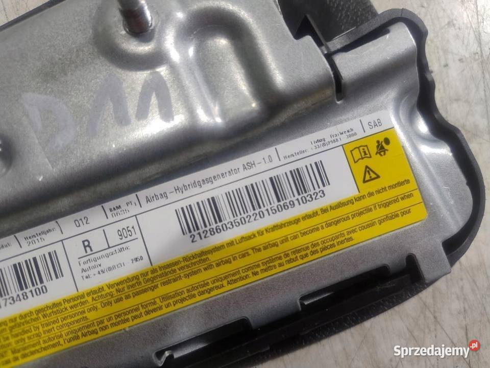 PODUSZKA AIRBAG W FOTEL PRAWA MERCEDES W212 Poduszki powietrzne wielkopolskie