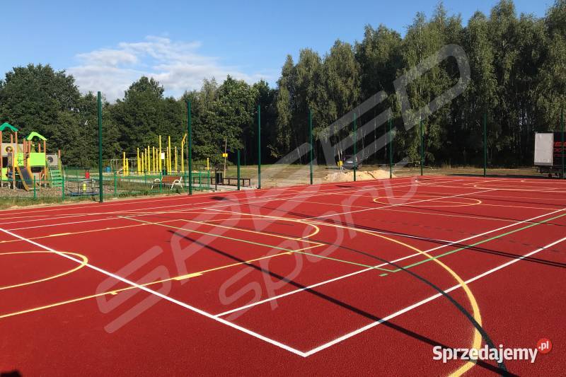 Układanie nawierzchni tartanowej