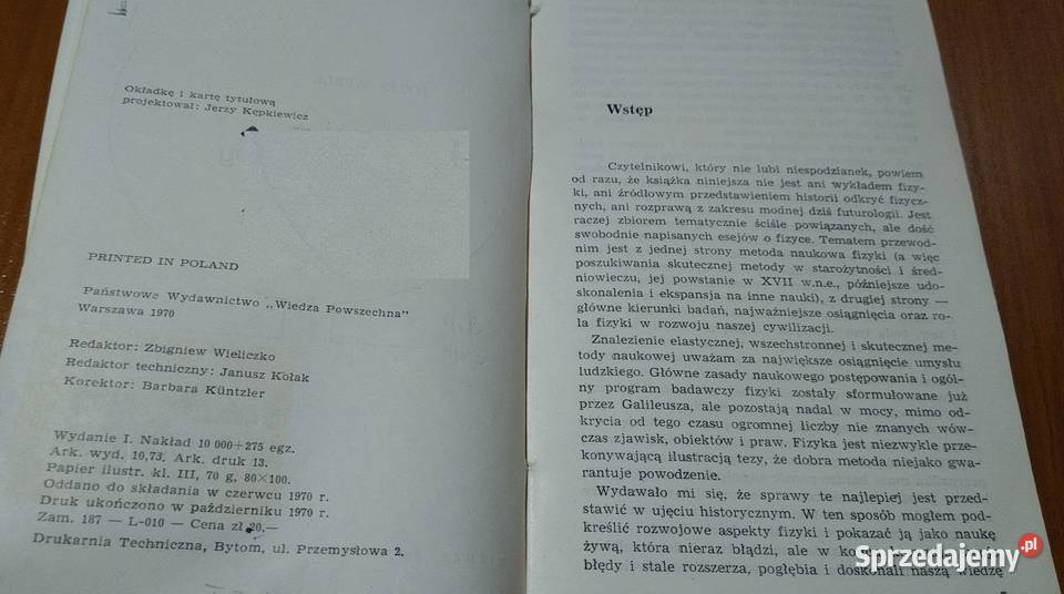 Rozwój i perspektywy fizyki Józef Werle