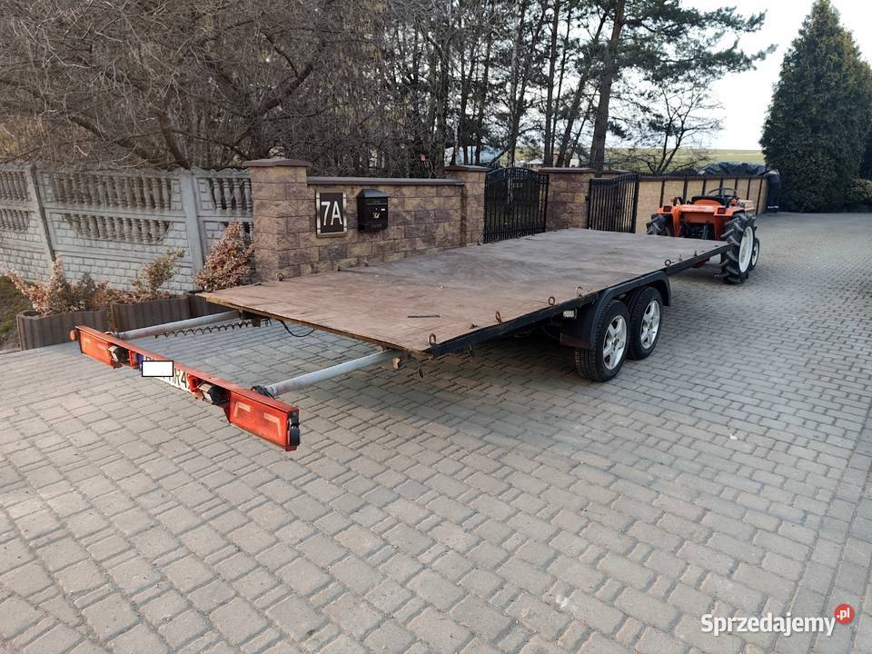 Przyczepa Platforma 490 x 185 DMC 2000 świętokrzyskie Wodzisław sprzedam