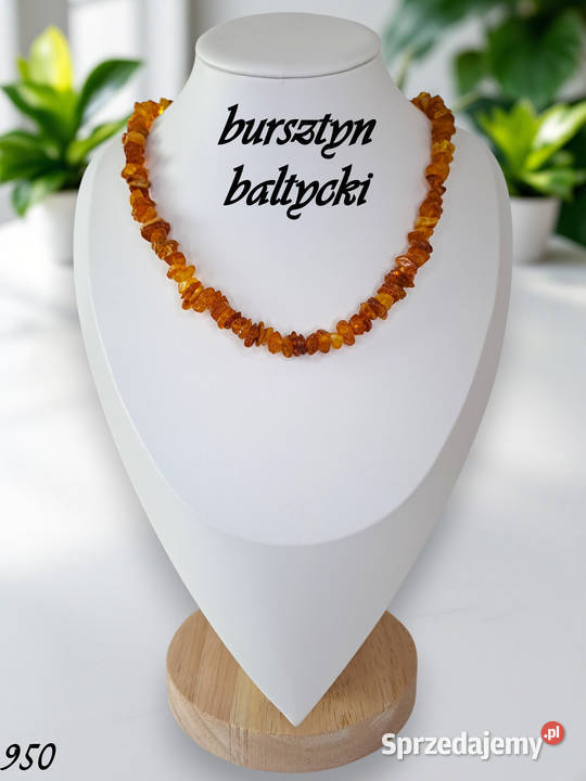 Korale z bursztynu BURSZTYN bałtycki sieczka