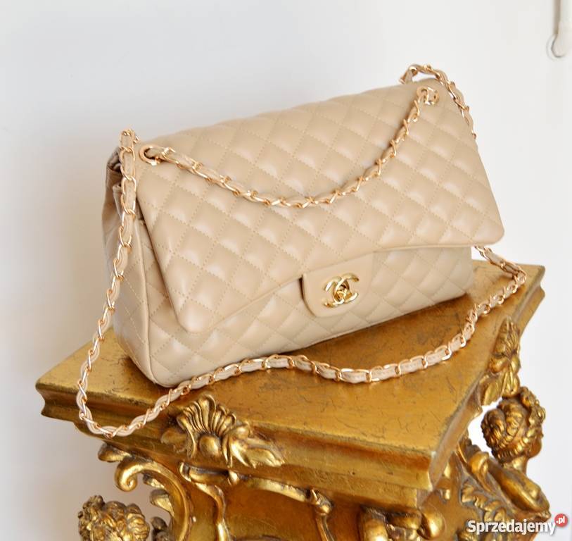 CHANEL 255 PIKOWANA TOREBKA ŁAŃCUSZEK CHANELKA Bydgoszcz