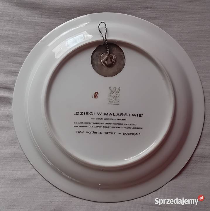 Talerzyk Wawel seria Dzieci w malarstwie D Koźminek