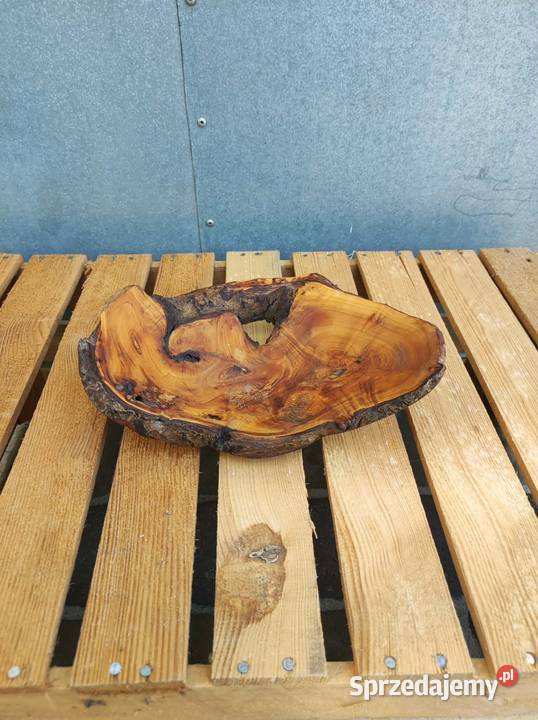Unikatowa miska drewniana rustykalna loft