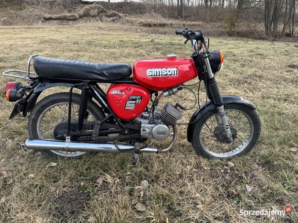 Simson s51 zarejestrowany kujawsko-pomorskie Więcbork