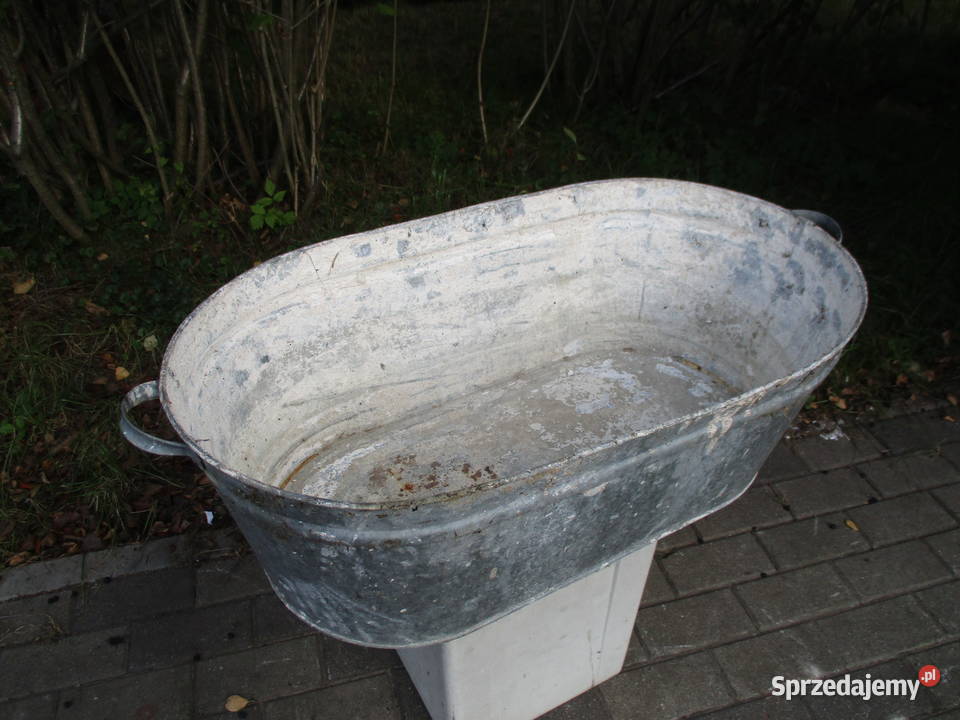 Stara Wanna Balia Ceber ocynkowana z uszami PRL Pozostałe Nieporęt