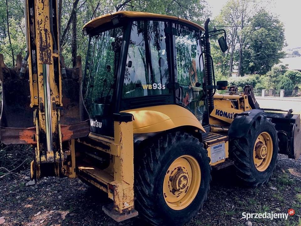 Komatsu wb93S Koparko ładowarka Mszana Dolna sprzedam