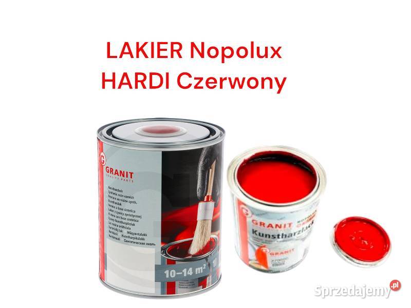 HARDI Lakier Czerwony Nopolux Granit 1L Kowale Oleckie