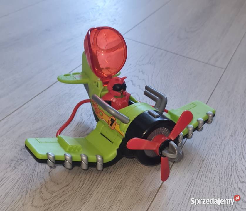 Samolot Błyskawica Fisher Imaginext Zabawki Łódź