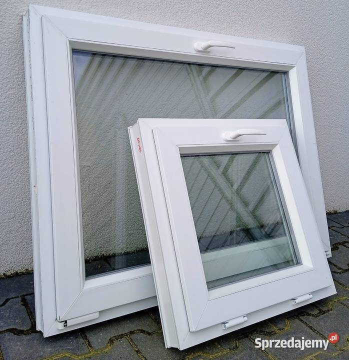 nowe okno gospodarcze 80x60 nowe szybka Wałdowo