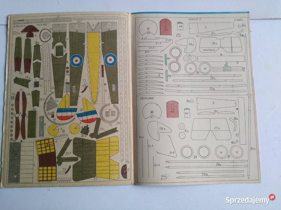 Mały Modelarz 101985 Samoloty myśliwskie Sopwith Dąbrowa Górnicza