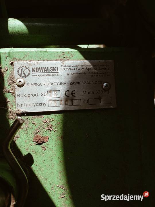 Kosiarka rotacyjna przyczepa samozbierajaca Rolnictwo Pace